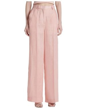 SIMONA CORSELLINI Wide Trousers - Pink