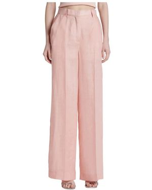 SIMONA CORSELLINI Broeken ,Roze ,Organza Pantalazzo Broeken