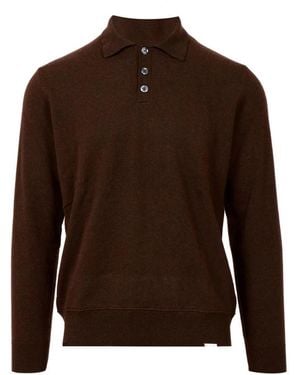 Roy Rogers Round-Neck Knitwear - Marrón