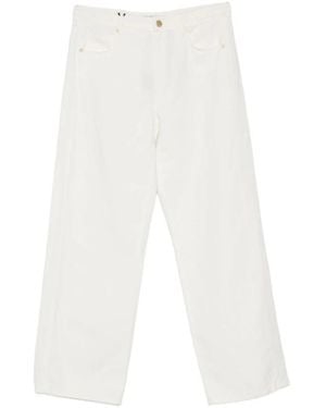 Max Mara Straight Jeans - White