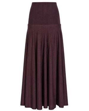 Rabanne Rokken ,Rood ,Maxi Skirts - Paars