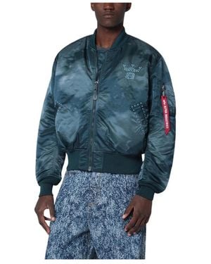 AWAKE NY Bomber Jackets - Blue