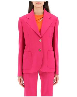 Versace Luxe Designer Jas Met Medusa Embleem - Roze