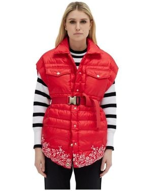 Ermanno Scervino Waistcoats - Red