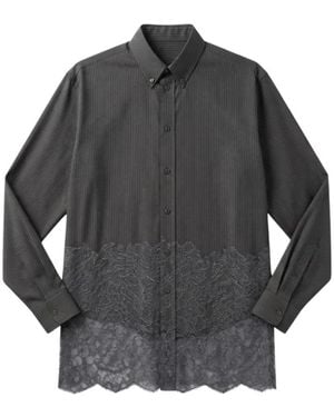 Fendi Overhemden ,Grijs ,Wol Camicia