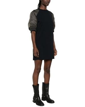 Sacai Short Dresses - Black
