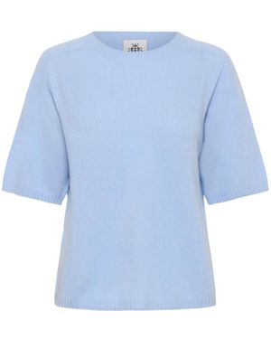Karen By Simonsen Round-Neck Knitwear - Blue