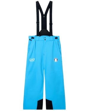 EA7 Italia Team Ski Broeken - Blauw