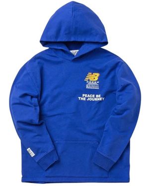 New Balance Yurt Hoodie - Blauw