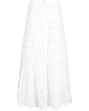 Isabel Marant Paoline Lange Rok - Wit