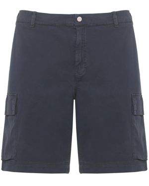 Woolrich Garment-Dyed Cargo Shorts - Blauw