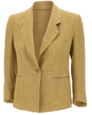 Marella Jassen ,Groen ,Linnen Blazer