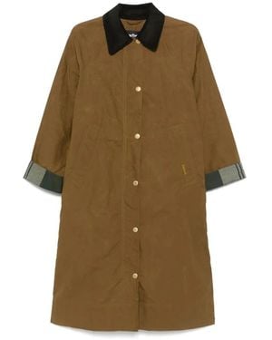 Barbour Single-Breasted Coats - Verde