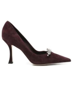 Jimmy Choo Belinda Pointed-Toe Pumps - Lila