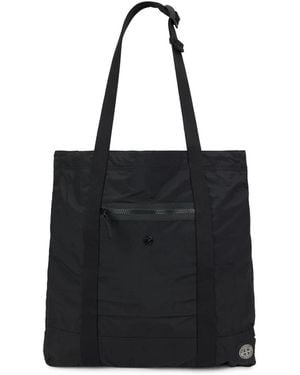 Stone Island Shopping Bags - Black