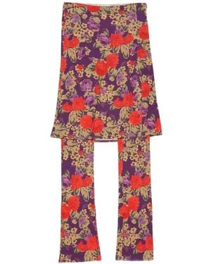 Acne Studios Wide Trousers - Rojo