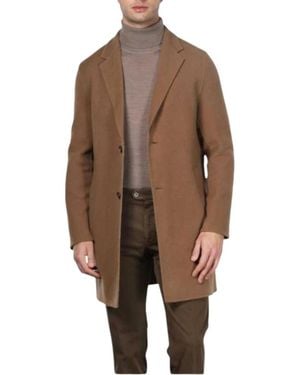 Mason's Single-Breasted Coats - Brown