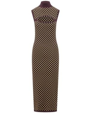 P.A.R.O.S.H. Knitted Dresses - Brown