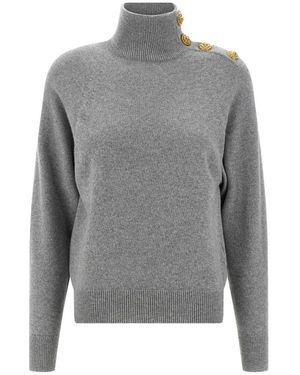 Balmain Turtlenecks - Grey