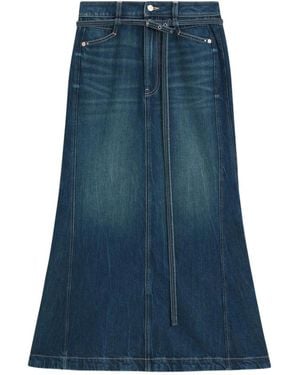 BOSS Peplum Rok Hr - Blauw