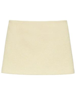 MSGM Short Skirts - Natural