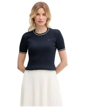 Lacoste Round-Neck Knitwear - Bleu