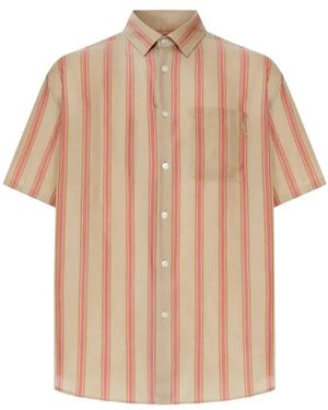 Saint Laurent Short Sleeve Shirts - Natural