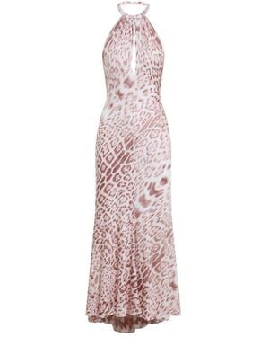 Roberto Cavalli Midi Jurk - Roze