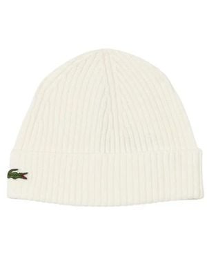 Lacoste Beanies - Bianco
