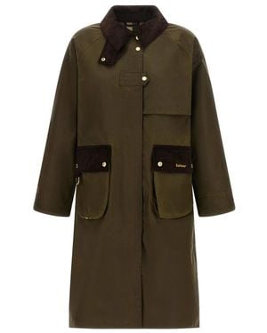 Barbour Jassen ,Groen ,Katoen Kirklees Lange Jas