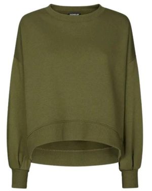 Dondup Hoodies & Sweatvesten ,Groen ,Stijlvolle Crewneck Sweatshirt