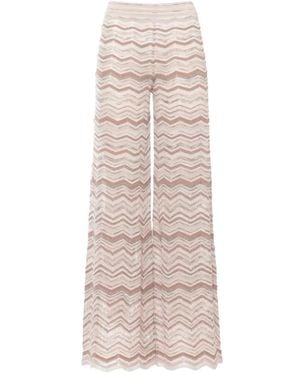 D.exterior Wide Trousers - Neutre