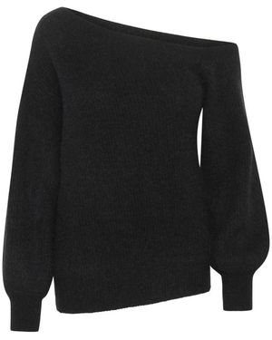 My Essential Wardrobe Round-Neck Knitwear - Negro