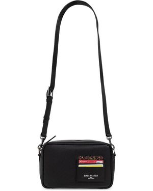 Balenciaga Leder-Umhängetasche Credit - Schwarz