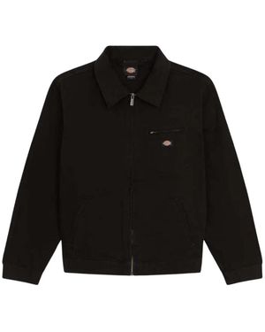 Dickies Ongevoerde Canvas Schildersjas - Zwart
