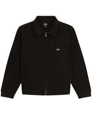 Dickies Ongevoerde Canvas Schildersjas - Zwart