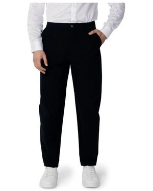 ARMANI EXCHANGE Slim-Fit Trousers - Black