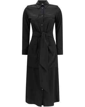 Ella Shirt Dresses - Noir