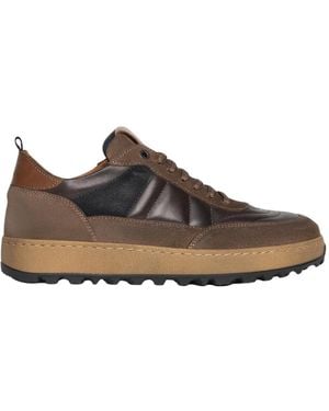 Exton Bruine Suède Leren Veterschoenen