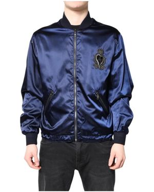 Dolce & Gabbana Bomber Jackets - Blue
