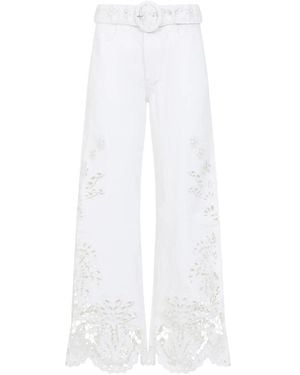 FARM Rio Boho Beauty Trousers - White