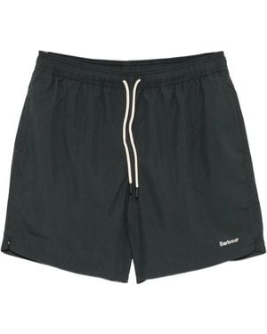 Barbour Staple Logo 7 Badeshorts - Schwarz