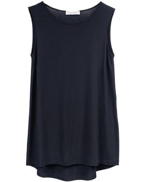 Le Tricot Perugia Sleeveless Tops - Blue