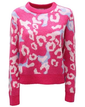 Sun 68 Fluoreszierender Pinker Pullover