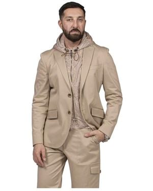 Etro Giacca Roma W/Hood - Naturel