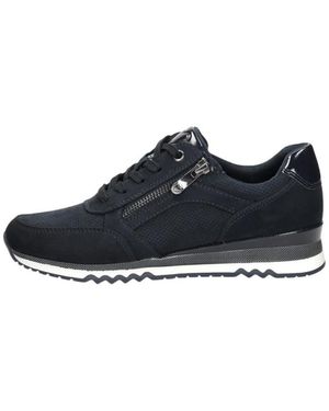 Marco Tozzi Schoenen ,Blauw ,Leer Sneakers Laag