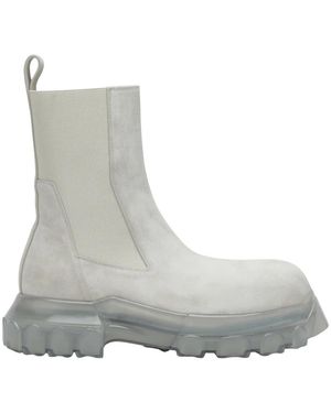 Rick Owens Chelsea Boots - Gris