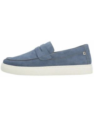Rieker Herren Einfarbige Slip-On Schuhe - Blau