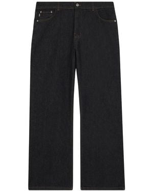 Gcds Straight Fit Jeans - Black