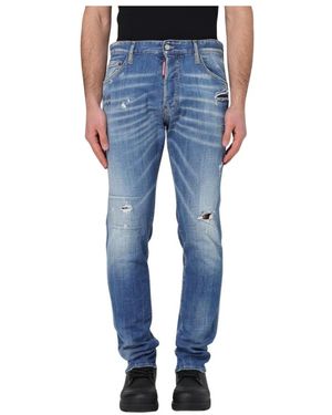 DSquared² Slim-Fit Jeans - Blu